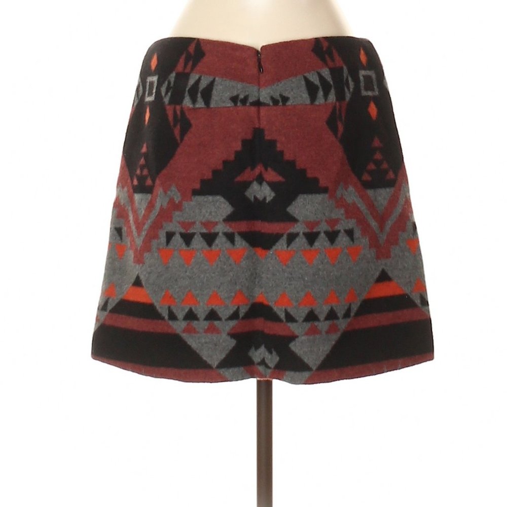 Gap Boho Chevron/Herringbone Skirt with Pockets - Picture 2 of 2